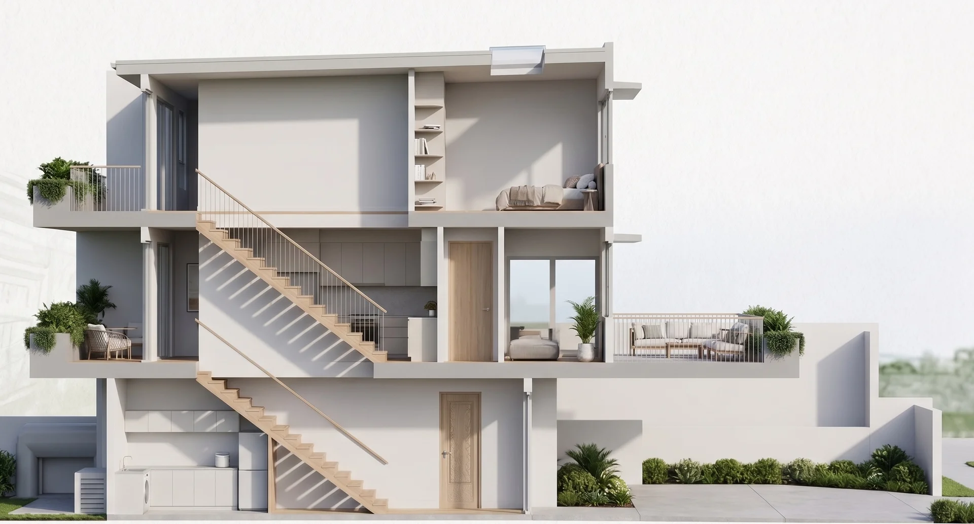 Emerald Townhouse Interior Section - Premium Design